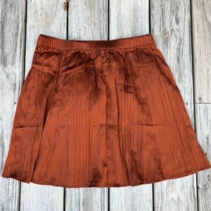 Loft burnt orange skirt